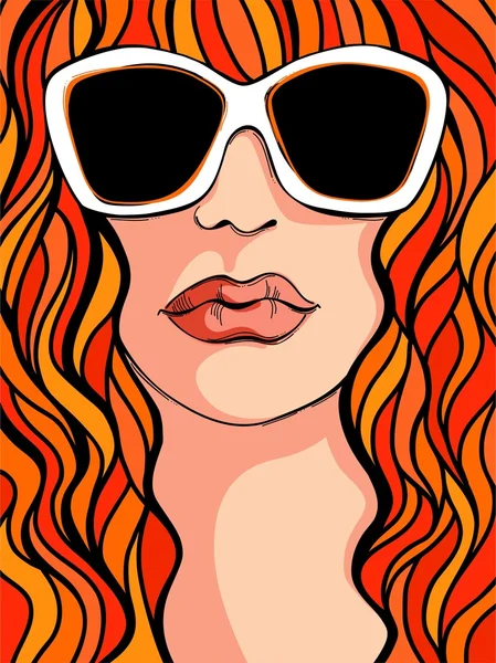 Женщины в солнечных очках — стоковый вектор