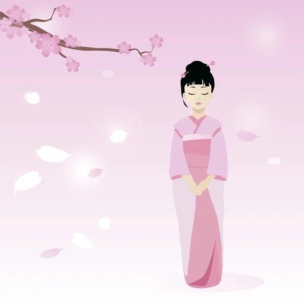 stock vector Sakura blossom