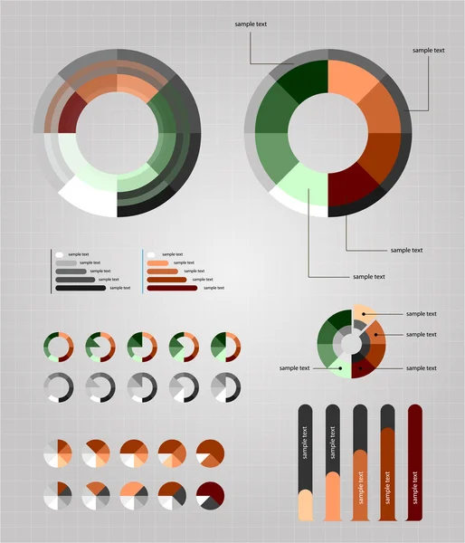 stock vector Elements of infographics