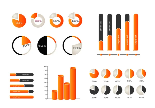 Elements of infographics — Stock Vector