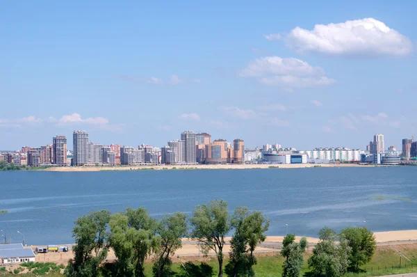 カザン。都市の新しい領域の表示 ロイヤリティフリーのストック画像