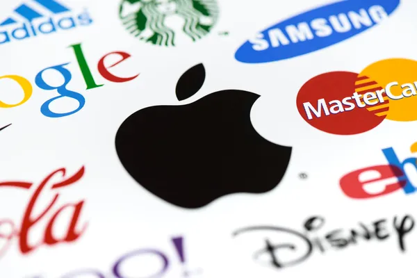 Apple macintosh のロゴ — ストック写真