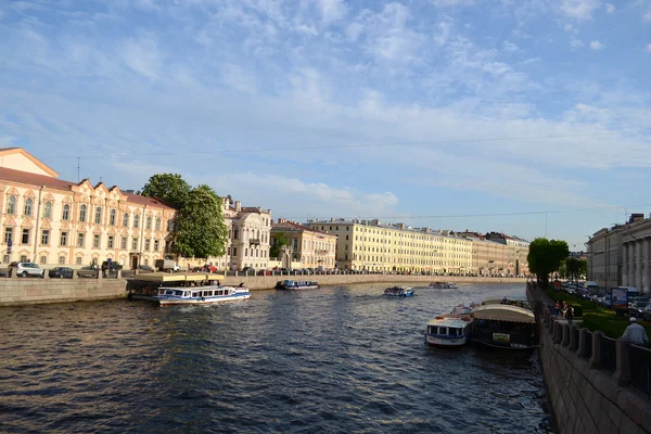 Canal de Fontanka en San Petersburgo — Foto de Stock