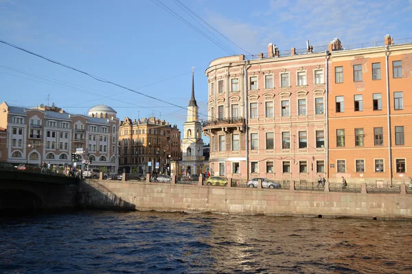 Canal de Fontanka em São Petersburgo — Fotografia de Stock
