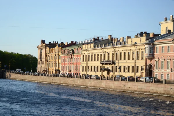 Canal de Fontanka em São Petersburgo — Fotografia de Stock