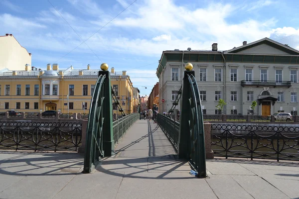Small bridge in St. Petersburg — Stock Photo, Image