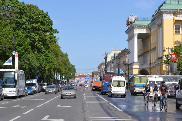 stock image Admiralty avenue, St.Petersburg