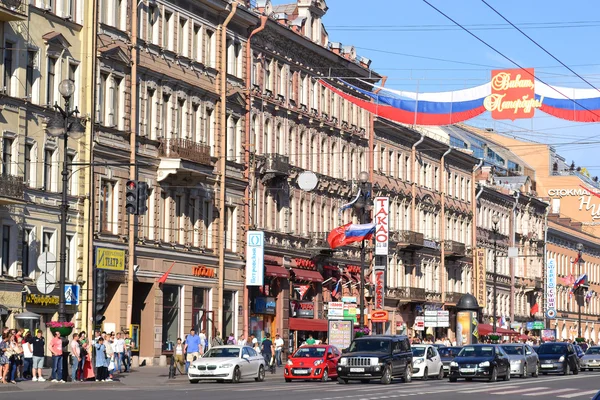 Nevsky Prospect, Saint Petersburg, Russia — Stock Photo, Image