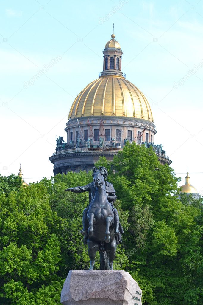 St. Isaac's Cathedral and the Bronze Horseman