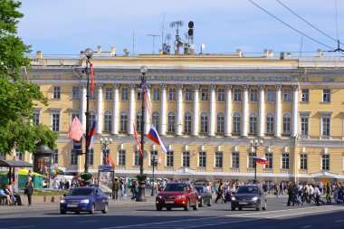 Palace street, Saint Petersburg clipart