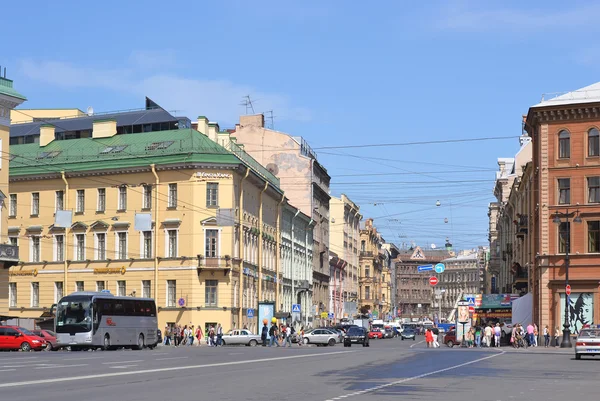 大莫尔斯卡亚街、 圣彼得堡 — 图库照片