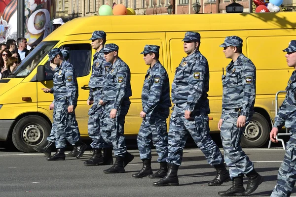 Russian police officers — Stock Photo, Image