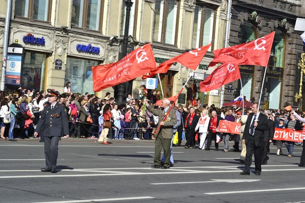 Комуністична демонстрація — стокове фото
