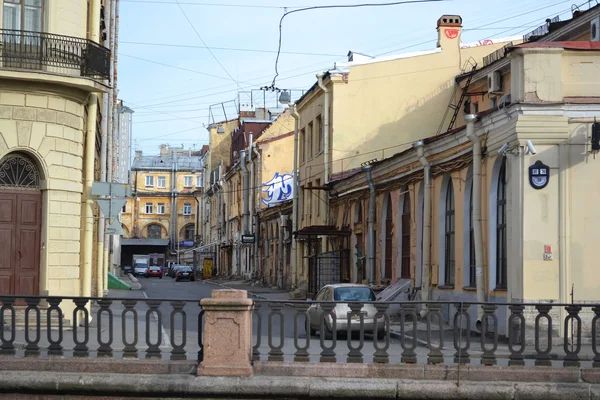 Vista de la parte antigua de San Petersburgo — Foto de Stock