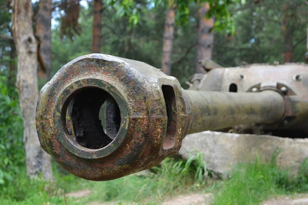 Hlavní zbraní tanku — Stock fotografie
