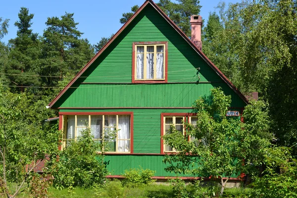 Rosyjski wiejski dom — Zdjęcie stockowe