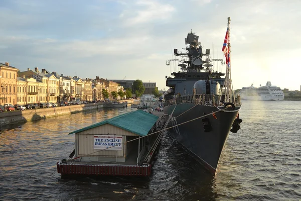 British warship — Stock Photo, Image