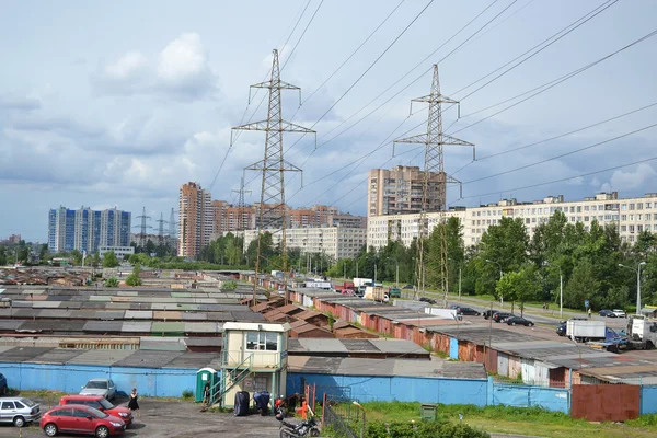 Rand van Sint-Petersburg, het gebied Koeptsjino — Stockfoto