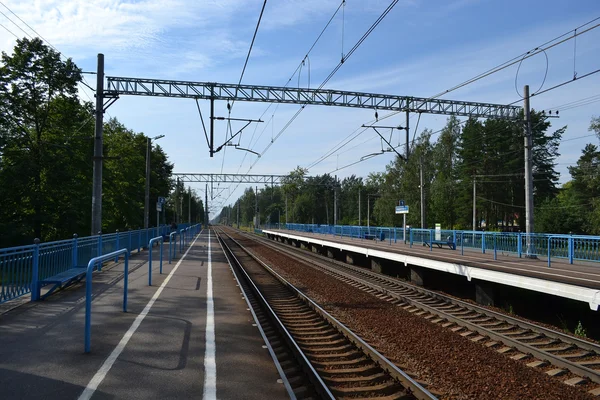Estação caminho de ferro Komarovo — Fotografia de Stock