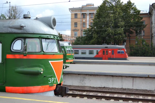 Старі радянські Електропоїзда — стокове фото