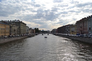 Fontanka kanalda st.petersburg