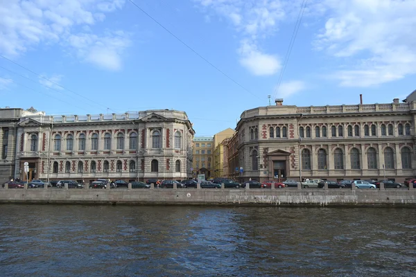 丰坦卡运河堤防。圣彼得堡 — 图库照片