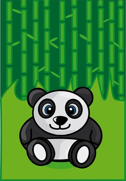 Pequeno panda. — Vetor de Stock