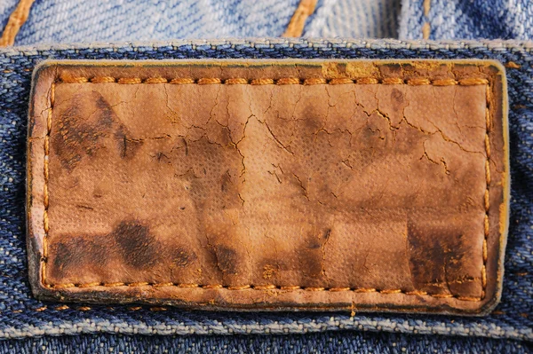 Кожаные джинсы — стоковое фото