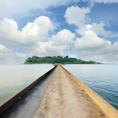 steiger weg naar zee