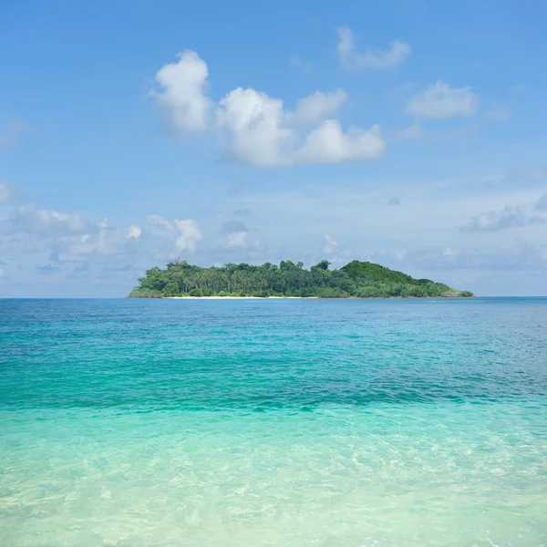 Panoramisch tropisch strand — Stockfoto