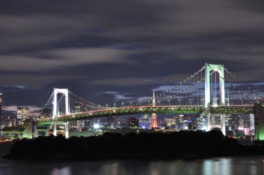 Rainbow Bridge in Tokyo clipart