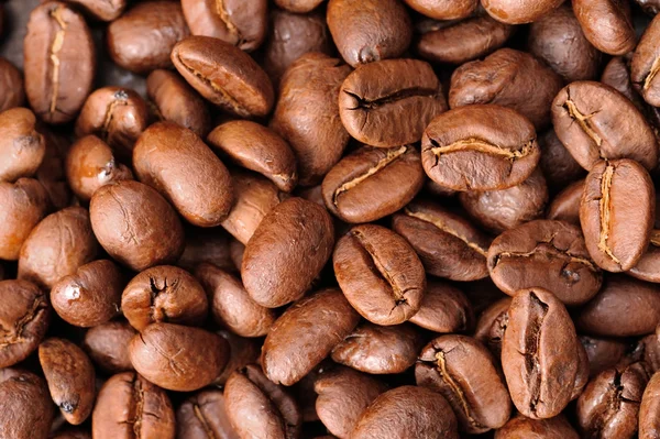 Фон кави в зернах — стокове фото