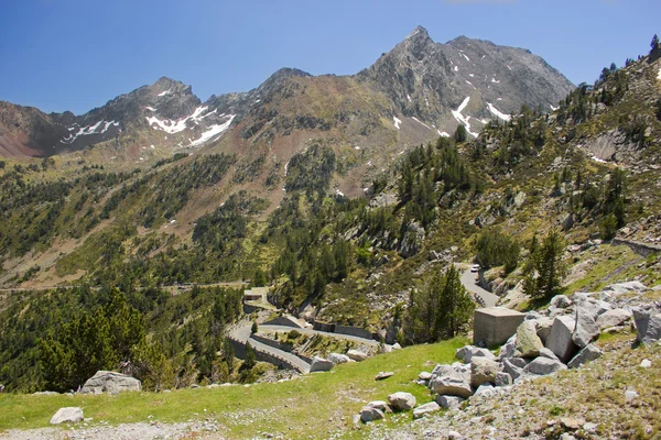 Bergweg in Frankrijk — Stockfoto