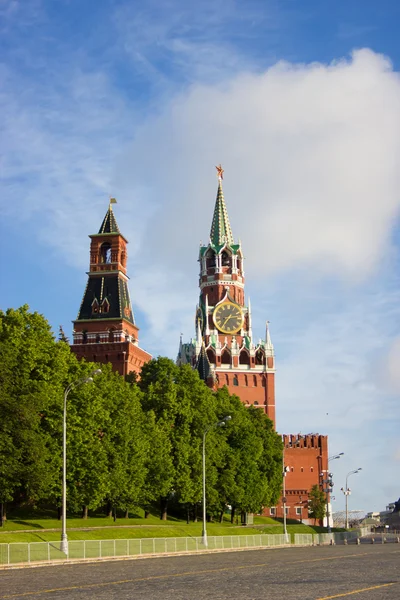 Башни Кремля в Москве — стоковое фото