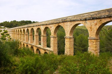 tarragona, İspanya Roma su kemeri