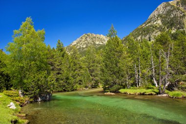 Pyrenees in Spain clipart