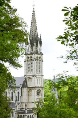 View of Lourdes clipart