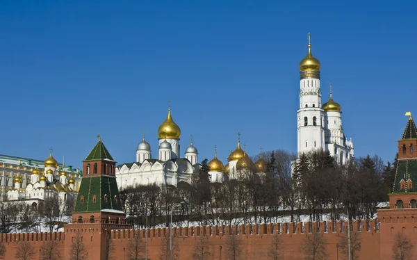 Moskauer Kreml-Kathedralen — Stockfoto