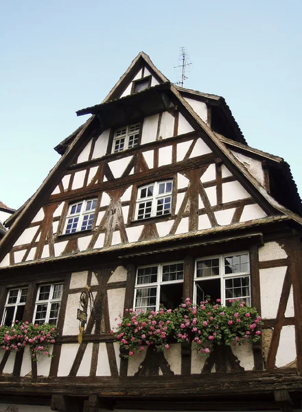 Tyskland, typiskt hus — Stockfoto