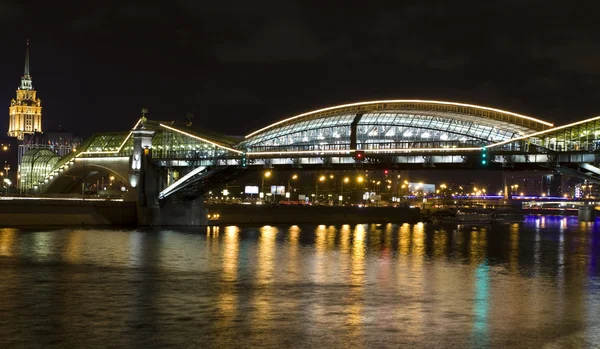 stock image Moscow, Kievskiy (Bogdana Hmelnitskogo) bridge