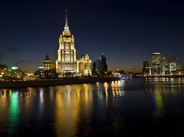 Москва, гостиница "Украина" ("Radisson Royal" ") — стоковое фото