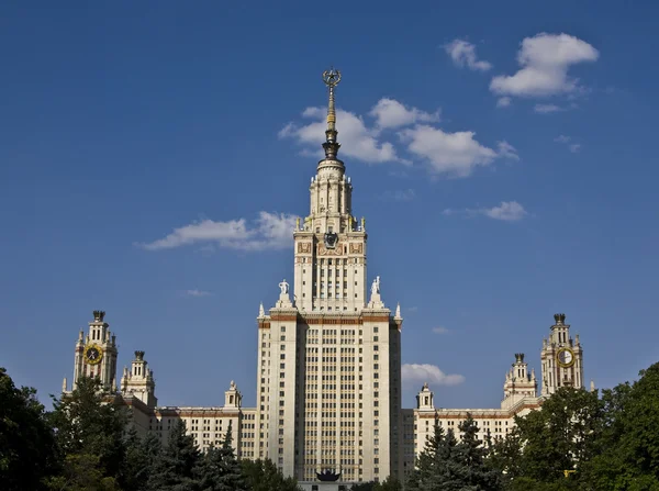 Moskau, universität mgu — Stockfoto