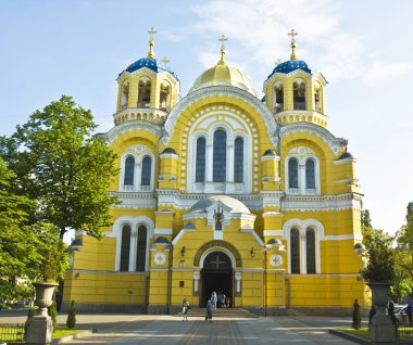 Kiev, Ukrayna, cathedral st. vladimir (vladimirskiy)