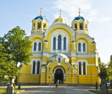 Kiev, Ukraine, cathedral of St. Vladimir (Vladimirskiy) clipart