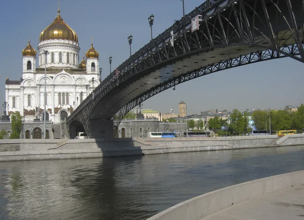 莫斯科，耶稣基督救世主大教堂 — 图库照片