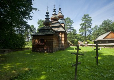 çok eski ahşap kilise