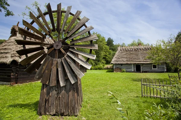 Old wooden windmill — Stock Photo, Image