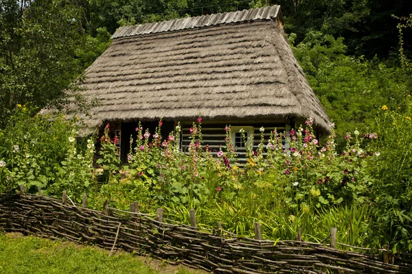 传统的木房子 — 图库照片