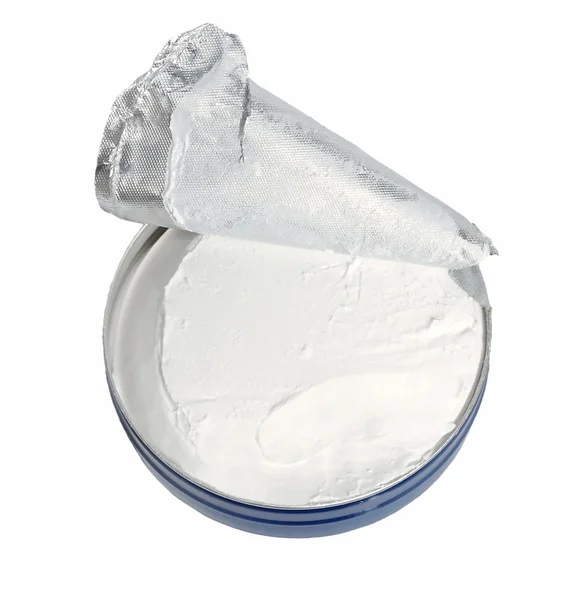Hand cream låda isolerad på vit — Stockfoto