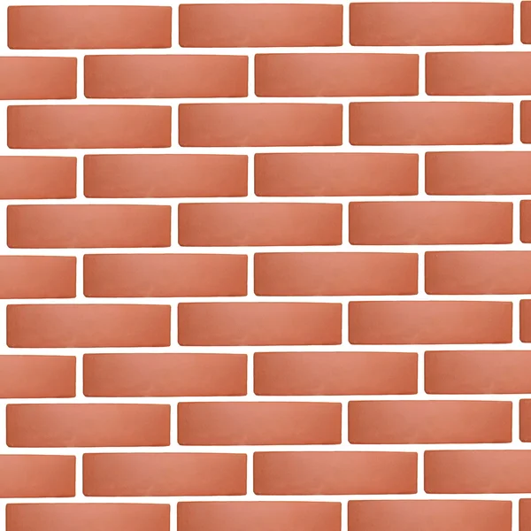 Tło texture brick wall na białym tle — Zdjęcie stockowe